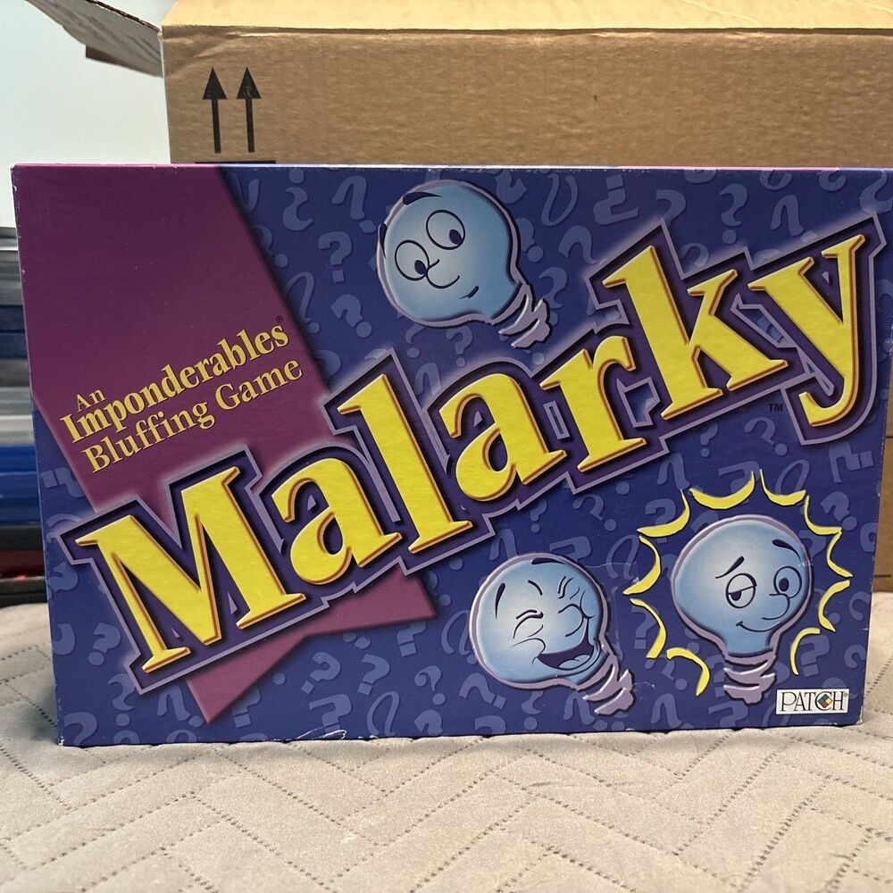 MALARKY An Imponderables Bluffing Board Game 100% READY to PLAY 2001